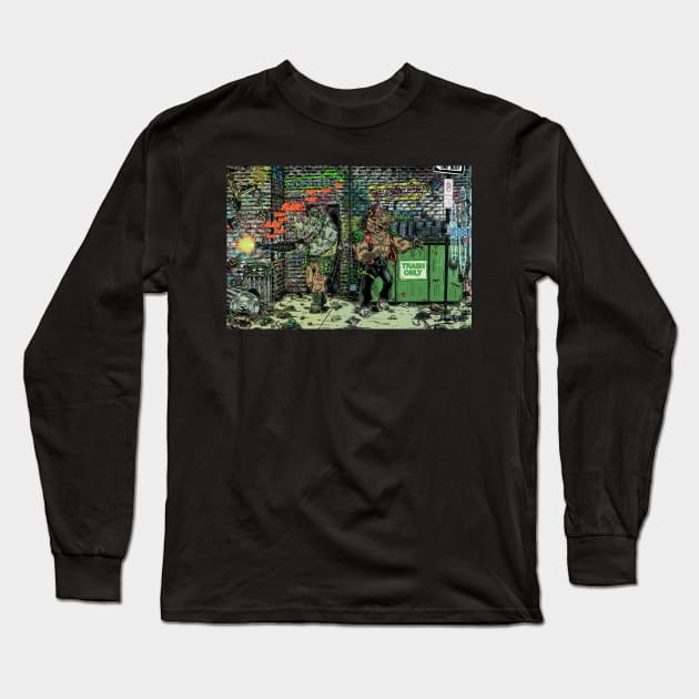 Rocksteady and Bebop Long Sleeve T-Shirt by Rudeman